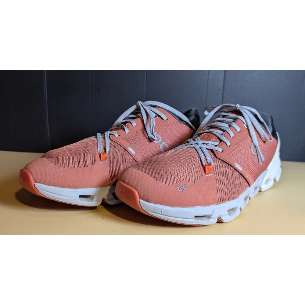On Running Men's Cloudmonster Running Shoes Coral Size 11 Good